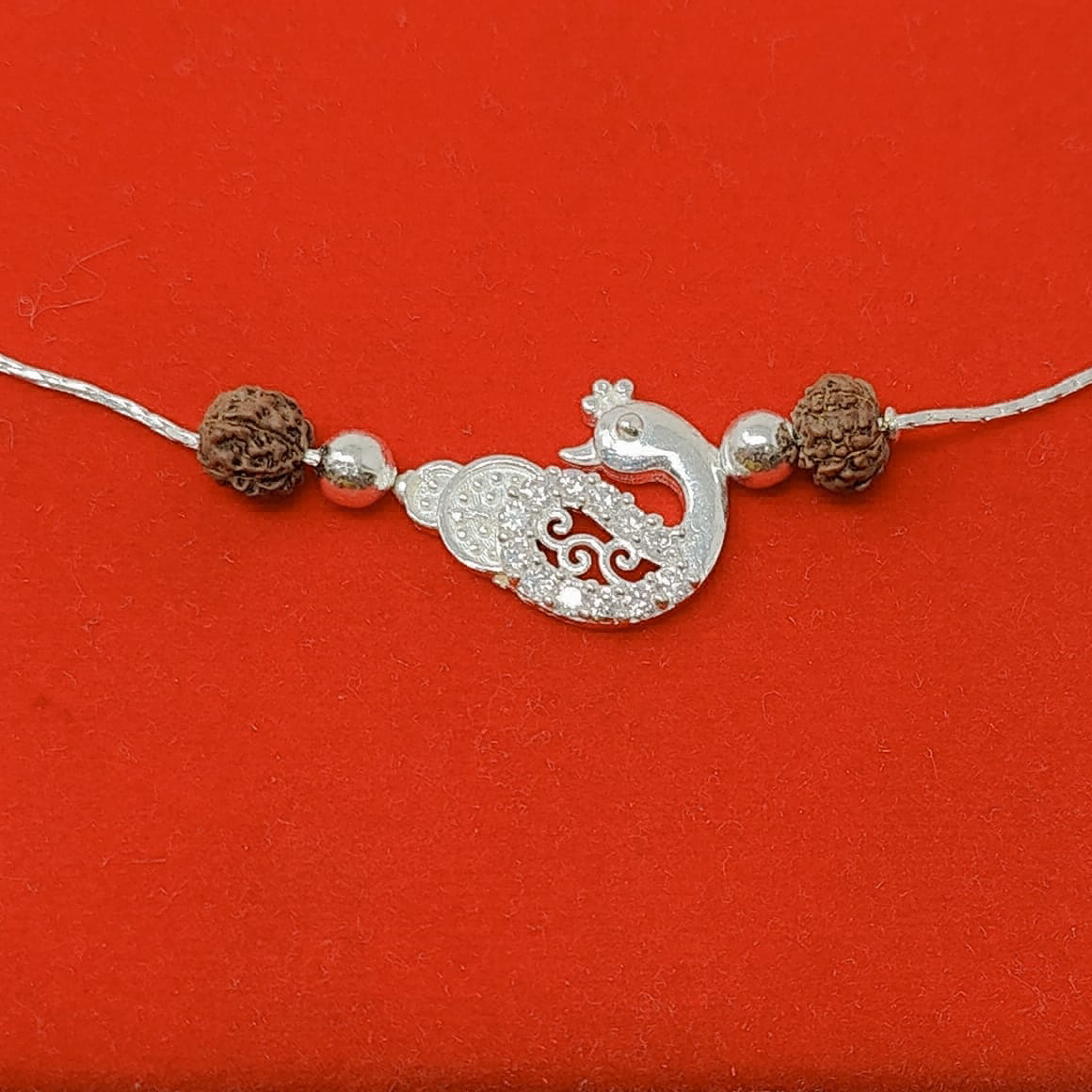 iconic silver rakhi